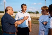 Встреча депутата Госсовета РК Игоря Буданого с жителями п.Айкаван