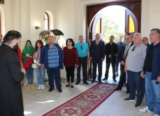 В рамках мероприятий «Дни армянской культуры в Крыму» гости из Армении и Ростовской области посетили храм Сурб Акоб в г.Симферополе