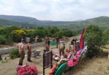 26 июня прошел субботник на территории Мемориала Братской могилы в Степанакерте