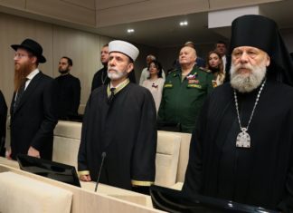 Иерей Нерсес Хананян принял участие в торжественном собрании, посвященном Дню Общекрымского референдума и Дню воссоединения Крыма с Россией