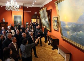 Состоялось открытие галереи Айвазовского города Феодосия после реставрации