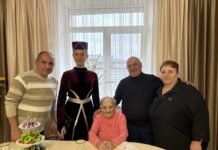 Единство поколений и народов: в гости к труженице тыла.